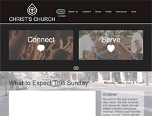 Tablet Screenshot of christs-church.com